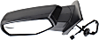 Driver Side Mirror, Power Adjust, Heated, Manual Folding, Paintable, No Signal Light, No Memory, No Puddle Light, No Auto-Dimming, With Blind Spot Glass