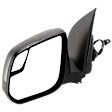 Driver Side Mirror, Power Adjust, Non-Heated, Manual Folding, Paintable, No Signal Light, No Memory, No Puddle Light, No Auto-Dim, With Blind Spot Glass