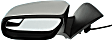 Driver Side Mirror, Power Adjust, Manual Folding, Heated, Chrome, No Signal Light, No Memory, No Puddle Light, No Auto-Dimming, With Blind Spot Glass