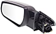 Driver Side Mirror, Power Adjust, Non-Folding, Heated, Paintable, In-housing Signal Light, With memory, No Puddle Light, No Auto-Dimming, No Blind Spot Feature