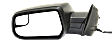 Driver Side Mirror, Power Adjust, Non-Heated, Manual Folding, Textured Black, No Signal Light, No Memory, No Puddle Light, No Auto-Dimming, With Blind Spot Glass