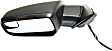Driver Side Mirror, Power Adjust, Non-Heated, Manual Folding, Textured Black, No Signal Light, No Memory, No Puddle Light, No Auto-Dimming, With Blind Spot Glass