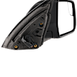 Passenger Side Mirror, Power Adjust, Non-Heated, Manual Folding, Textured Black, No Signal Light, No Memory, No Puddle Light, No Auto-Dimming, With Blind Spot Glass