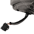 Passenger Side Mirror, Power Adjust, Non-Heated, Manual Folding, Textured Black, No Signal Light, No Memory, No Puddle Light, No Auto-Dimming, With Blind Spot Glass