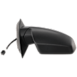 Passenger Side Mirror, Power Adjust, Non-Heated, Manual Folding, Textured Black, No Signal Light, No Memory, No Puddle Light, No Auto-Dimming, With Blind Spot Glass