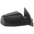 Passenger Side Mirror, Power Adjust, Non-Heated, Manual Folding, Textured Black, No Signal Light, No Memory, No Puddle Light, No Auto-Dimming, With Blind Spot Glass
