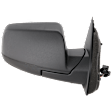 Passenger Side Mirror, Power Adjust, Non-Heated, Manual Folding, Textured Black, No Signal Light, No Memory, No Puddle Light, No Auto-Dimming, With Blind Spot Glass