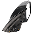 Passenger Side Mirror, Power Adjust, Non-Heated, Manual Folding, Textured Black, No Signal Light, No Memory, No Puddle Light, No Auto-Dimming, With Blind Spot Glass