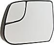 Driver Side Mirror Glass, Non-Heated, With Blind Spot Glass, Flat, With Backing Plate and Blind Spot Glass