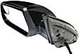 Driver Side Mirror, Power Adjust, Heated, Manual Folding, Paintable, No Signal Light, No Memory, No Puddle Light, No Auto-Dimming, With Blind Spot Glass