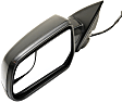 Driver Side Mirror, Power Adjust, Heated, Manual Folding, Paintable, No Signal Light, No Memory, No Puddle Light, No Auto-Dimming, With Blind Spot Glass