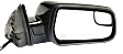 Passenger Side Mirror, Power Adjust, Heated, Manual Folding, Paintable, No Signal Light, No Memory, No Puddle Light, No Auto-Dimming, With Blind Spot Glass