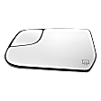 Driver Side Mirror Glass, Heated, With Blind Spot Glass, Flat, With Backing Plate and Blind Spot Glass