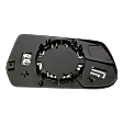 Driver Side Mirror Glass, Heated, With Blind Spot Glass, Flat, With Backing Plate and Blind Spot Glass