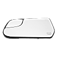 Driver Side Mirror Glass, Heated, With Blind Spot Glass, Flat, With Backing Plate and Blind Spot Glass