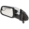 2015 Chevrolet Equinox LTZ - Driver Side Mirror, Original Equipment On 10-13 Models and 14-14 LTZ Model, Fits 15-17 Models, Power Adjust, Heated, Chrome, Manual Folding, No Signal Light, With Blind Spot Glass, With Memory, No Puddle Light, No Auto-Dimming