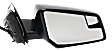 Passenger Side Mirror, Power Adjust, Manual Folding, Non-Heated, Paintable, No Signal Light, No Memory, No Puddle Light, No Auto-Dimming, With Blind Spot Glass, 6 Cyl., 3.6L Engine