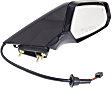 Passenger Side Mirror, Power, Non-Folding, Heated, Paintable, No Signal Light, No Memory, No Puddle Light, No Auto-Dimming, No Blind Spot Feature