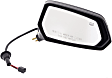 Passenger Side Mirror, Power, Non-Folding, Heated, Paintable, No Signal Light, No Memory, No Puddle Light, No Auto-Dimming, No Blind Spot Feature