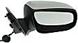 Passenger Side Mirror, Power Adjust, Manual Folding, Heated, Chrome, No Signal Light, No Memory, No Puddle Light, No Auto-Dimming, No Blind Spot Feature