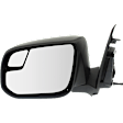 Driver Side Mirror, Power, Manual Folding, Non-Heated, Paintable, No Signal Light, No Memory, No Puddle Light, No Auto-Dimming, With Blind Spot Glass