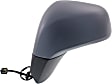 Driver Side Mirror, Power Adjust, Heated, Manual Folding, Paintable, No Signal Light, No Memory, No Puddle Light, No Auto-Dim, No Blind Spot Feature