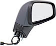 Passenger Side Mirror, Power Adjust, Heated, Manual Folding, Paintable, No Signal Light, No Memory, No Puddle Light, No Auto-Dim, No Blind Spot Feature