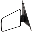 Driver Side Mirror, Manual Adjust, Manual Folding, Non-Heated, Textured Black, No Signal Light, No Memory, No Puddle Light, No Auto-Dimming, No Blind Spot Feature