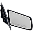 Passenger Side Mirror, Manual Adjust, Manual Folding, Non-Heated, Textured Black, No Signal Light, No Memory, No Puddle Light, No Auto-Dimming, No Blind Spot Feature
