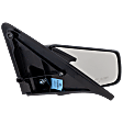 Passenger Side Mirror, Manual Adjust, Manual Folding, Non-Heated, Textured Black, No Signal Light, No Memory, No Puddle Light, No Auto-Dimming, No Blind Spot Feature