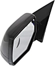 Driver Side Mirror, Power Adjust, Heated, Manual Folding, Paintable, No Signal Light, No Memory, No Puddle Light, No Auto-Dimming, With Blind Spot Glass
