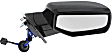 Passenger Side Mirror, Power Adjust, Heated, Manual Folding, Paintable, No Signal Light, No Memory, No Puddle Light, No Auto-Dimming, No Blind Spot Feature