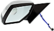 Driver Side Mirror, Power, Manual Folding, Heated, Chrome, No Signal Light, No Memory, No Puddle Light, No Auto-Dimming, With Blind Spot Glass