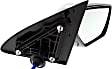Passenger Side Mirror, Power, Manual Folding, Heated, Chrome, No Signal Light, No Memory, No Puddle Light, No Auto-Dimming, No Blind Spot Feature