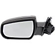 Driver Side Mirror, Power Adjust, Non-Folding, Non-Heated, Textured Black, No Signal Light, No Memory, No Puddle Light, No Auto-Dimming, No Blind Spot Feature