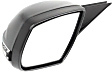 2013-2015 Chevrolet Malibu - Driver Side Mirror, Power Adjust, Non-Folding, Heated, Textured Black, In-housing Signal Light, With memory, No Puddle Light, No Auto-Dimming, No Blind Spot Feature