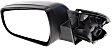 Driver Side Mirror, Power Adjust, Non-Folding, Heated, Textured Black, In-housing Signal Light, No Memory, No Puddle Light, No Auto-Dimming, No Blind Spot Feature