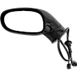 Driver Side Mirror, Power Adjust, Non-Folding, Heated, Paintable, No Signal Light, With memory, No Puddle Light, Auto-Dimming, and Blind Spot Feature, For Models Without Satellite Radio