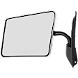 Driver Side Mirror, Manual Adjust, Manual Folding, Non-Heated, Chrome, No Signal Light, No Memory, No Puddle Light, No Auto-Dimming, No Blind Spot Feature