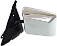 Driver Side Mirror, Manual Adjust, Manual Folding, Non-Heated, Chrome, No Signal Light, No Memory, No Puddle Light, No Auto-Dimming, No Blind Spot Feature