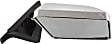Passenger Side Mirror, Manual Adjust, Manual Folding, Non-Heated, Chrome, No Signal Light, No Memory, No Puddle Light, No Auto-Dimming, No Blind Spot Feature