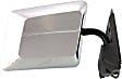 Passenger Side Mirror, Manual Adjust, Manual Folding, Non-Heated, Chrome, No Signal Light, No Memory, No Puddle Light, No Auto-Dimming, No Blind Spot Feature