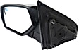 Driver Side Mirror, Manual Adjust, Non-Heated, Manual Folding, Chrome, No Signal Light, No Memory, No Puddle Light, No Auto-Dim, No Blind Spot Feature
