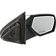 Passenger Side Mirror, Manual Adjust, Non-Heated, Manual Folding, Chrome, No Signal Light, No Memory, No Puddle Light, No Auto-Dim, No Blind Spot Feature