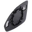 Passenger Side Mirror Glass, Heated, Convex, With backing plate, For Models Without Side Object Sensor