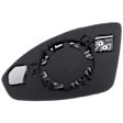 Passenger Side Mirror Glass, Heated, Convex, With backing plate, For Models Without Side Object Sensor