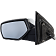 2014-2018 GMC Sierra 1500 - Driver Side Mirror, Power Adjust, Heated, Manual Folding, Chrome, No Signal Light, No Memory, No Puddle Light, No Auto-Dimming, With Blind Spot Glass