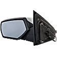 2014-2018 GMC Sierra 1500 - Driver Side Mirror, Power Adjust, Heated, Manual Folding, Chrome, No Signal Light, No Memory, No Puddle Light, No Auto-Dimming, With Blind Spot Glass