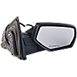 Passenger Side Mirror, Power Adjust, Heated, Manual Folding, Chrome, No Signal Light, No Memory, No Puddle Light, No Auto-Dim, No Blind Spot Feature