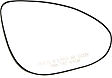 Passenger Side Mirror Glass, Non-Heated, No Blind Spot Feature